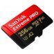 Карта памяти SanDisk 256GB microSDXC UHS-I U3 Extreme Pro A2 + SD Adapter (SDSQXCD-256G-GN6MA) 00006416 фото 3