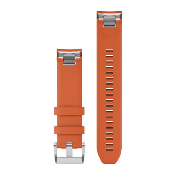 Ремінець Garmin MARQ QuickFit 22 мм Orange силіконовий 010-12738-34 00007481 фото