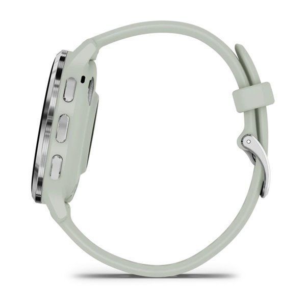Спортивний годинник Garmin Venu 3S Sage Gray Passivated з силіконовим ремінцем (010-02785-01) 00007682 фото