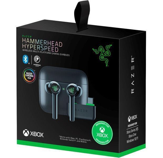 Наушники Razer Hammerhead Hyperspeed for Xbox (RZ12-03820200-R3G1) 00000108 фото
