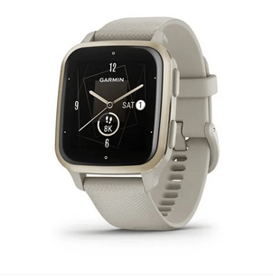 Смарт-часы Garmin Venu Sq 2 &ndash; Music Edition Cream Gold Al. Bezel w. French Gray Case and S. Band (010-02700-12) 00007633 фото