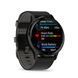 Спортивний годинник Garmin Venu 3 Black з чорним шкіряним ремінцем (010-02784-52) 00007683 фото 3