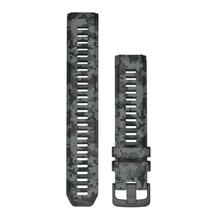 Ремешок силиконовый Garmin Instinct 22 мм Graphite Camo 010-13105-04 00007548 фото