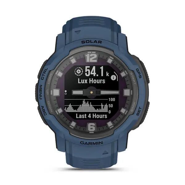 Годинник-навігатор Garmin Instinct Crossover Solar синій (010-02730-02) 00007648 фото