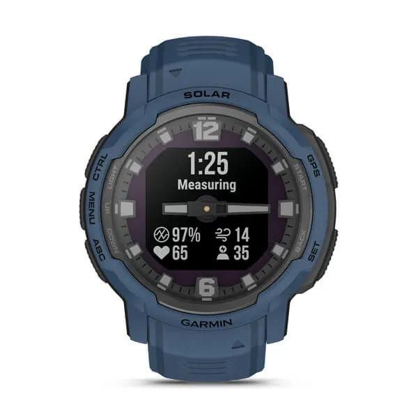 Годинник-навігатор Garmin Instinct Crossover Solar синій (010-02730-02) 00007648 фото