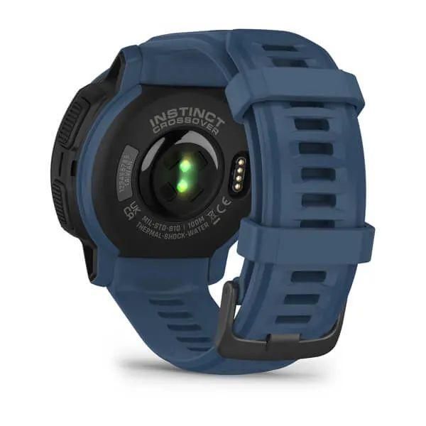 Годинник-навігатор Garmin Instinct Crossover Solar синій (010-02730-02) 00007648 фото