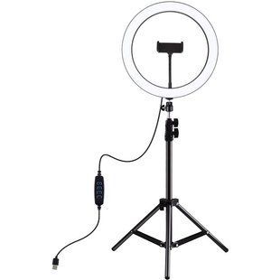 Кільцева USB LED лампа Puluz PKT3056B 11.8 "+ штатив 1.1 м 00007049 фото