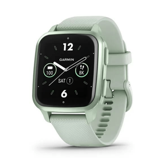 Смарт-часы Garmin Venu Sq 2 ментоловые с безелем металлик (010-02701-12) 00007636 фото