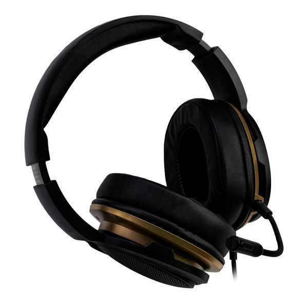 Навушники з мікрофоном HATOR Hellraizer Black/Gold (HTA-813) 00007923 фото