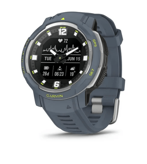 Часы-навигатор Garmin Instinct Crossover Standard Edition голубой гранит 010-02730-04 00007637 фото