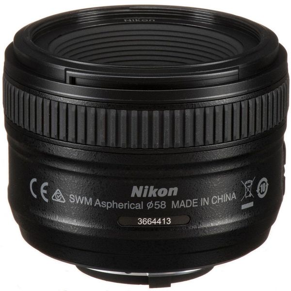 Объектив Nikon AF-S 50mm f/1.8G 00005887 фото