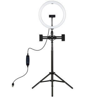 Кільцева USB LED лампа Puluz PKT3062B 11.8 "+ штатив 1.65 м 00007052 фото