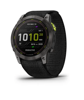 Спортивные часы Garmin Enduro 2 с черным нейлоновым ремешком 010-02754-01 00007638 фото