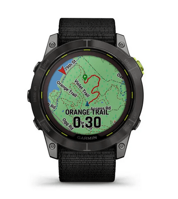 Спортивний годинник Garmin Enduro 2 з чорним нейлоновим ремінцем 010-02754-01 00007638 фото