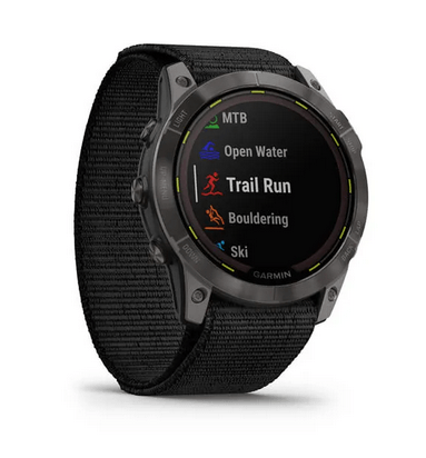 Спортивные часы Garmin Enduro 2 с черным нейлоновым ремешком 010-02754-01 00007638 фото