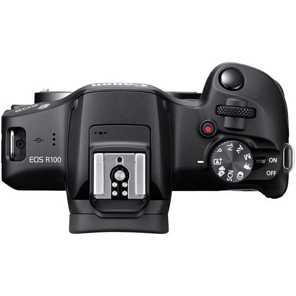 Беззеркальный фотоаппарат Canon EOS R100 kit 18-45mm + 55-210mm IS STM (6052C036) 00005838 фото