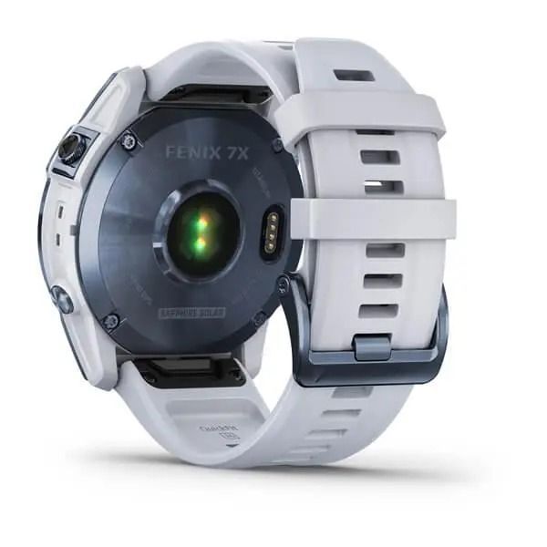 Годинник Garmin Fenix 7X Sapphire Solar M. Blue DLC Titanium w. Whitestone Band (010-02541-15) 00007975 фото