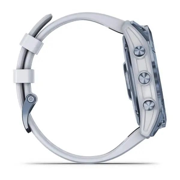 Годинник Garmin Fenix 7X Sapphire Solar M. Blue DLC Titanium w. Whitestone Band (010-02541-15) 00007975 фото