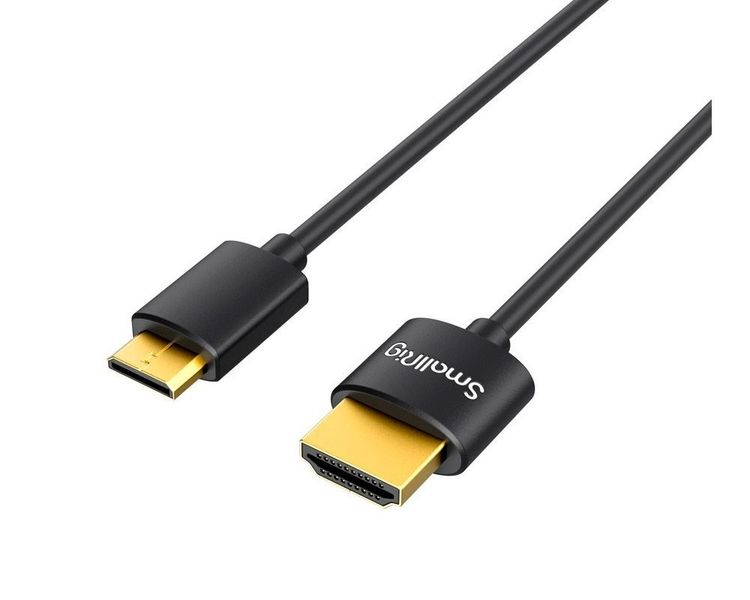 HDMI Кабель SmallRig Ultra Slim 4K HDMI Cable (C To A) 35cm (3040) 00007002 фото