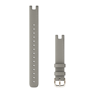 Ремешок Garmin Lily из итальянской кожи 14 мм Long Braloba Grey 010-13068-A8 00007539 фото