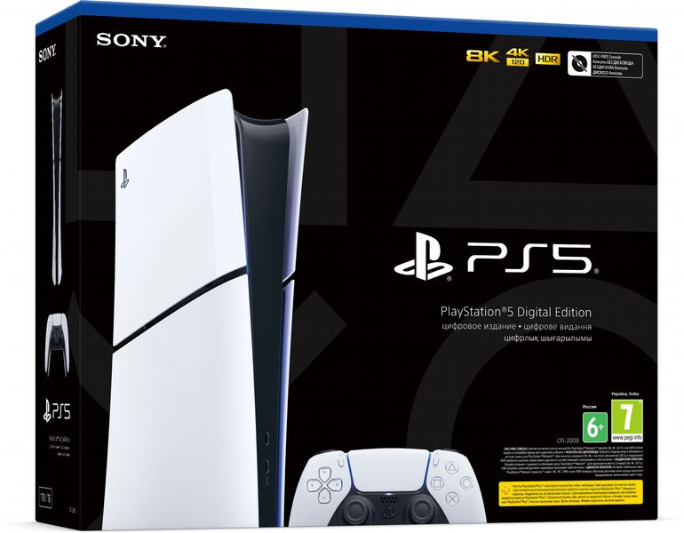 Ігрова приставка Sony PlayStation 5 Slim Digital Edition 1TB 00000323 фото