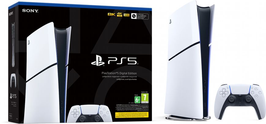 Ігрова приставка Sony PlayStation 5 Slim Digital Edition 1TB 00000323 фото