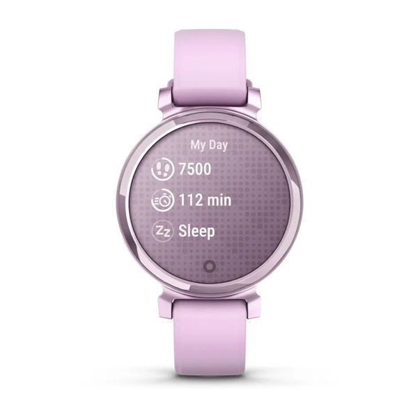 Фітнес годинник Garmin Lily 2 Metallic Lilac with Lilac силіконовий ремінець (010-02839-01) 00007690 фото