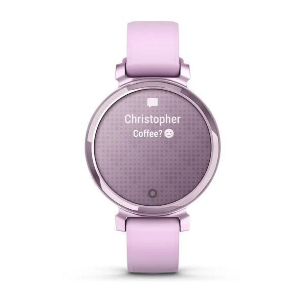 Фітнес годинник Garmin Lily 2 Metallic Lilac with Lilac силіконовий ремінець (010-02839-01) 00007690 фото