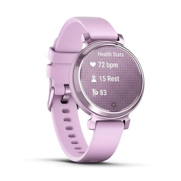 Фітнес годинник Garmin Lily 2 Metallic Lilac with Lilac силіконовий ремінець (010-02839-01) 00007690 фото