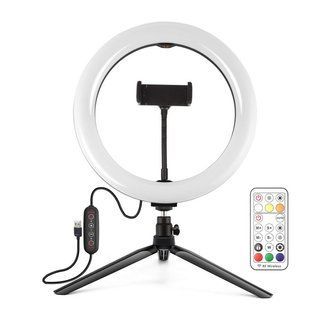 Кільцева USB LED лампа Puluz PKT3082B 10 "+ настільний штатив 00007055 фото
