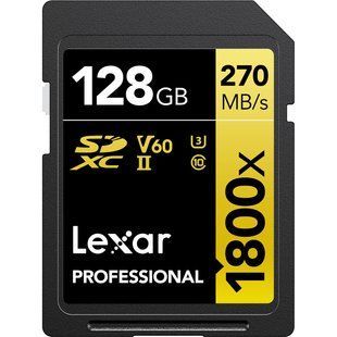 Карта пам'яті Lexar 128GB Professional 1800x UHS-II SDXC (GOLD Series) 00006430 фото