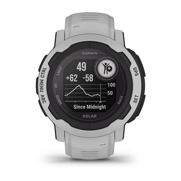 Часы-навигатор Garmin Instinct 2 Solar Mist Gray 010-02627-01 00007643 фото