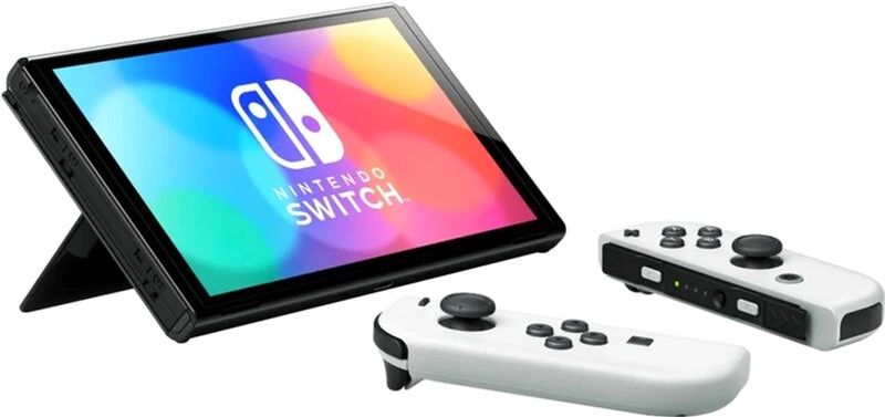 Портативная игровая приставка Nintendo Switch OLED with White Joy-Con (045496453435) 00000327 фото