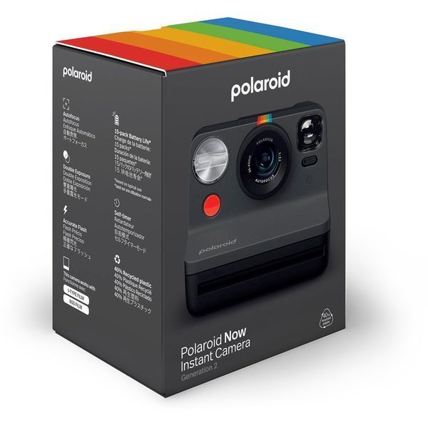 Фотокамера миттєвого друку Polaroid Now Gen 2 Black (009095) 00011507 фото
