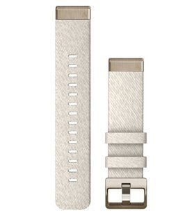 Сменный ремешок Garmin QuickFit 20 мм Limestone кожаный (010-13102-06) 00007931 фото
