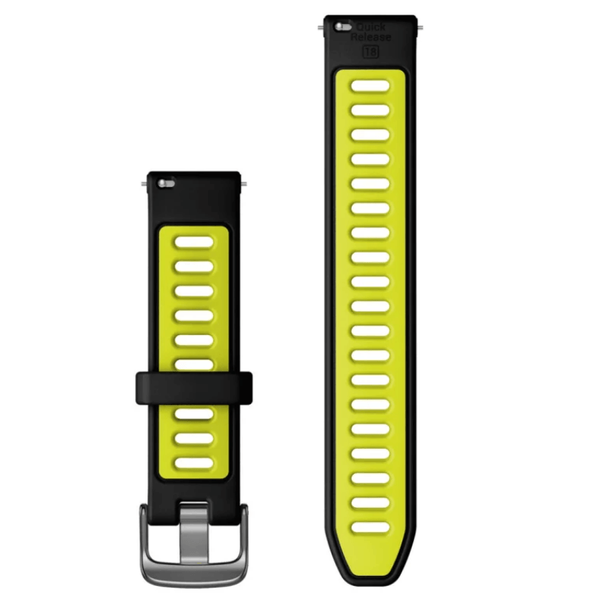 Ремінець Garmin Quick 18 мм Release Bands Black/Yellow 010-11251-A3 00007494 фото