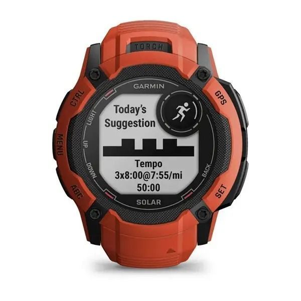 Смарт-годинник Garmin Instinct 2X Solar Flame Red (010-02805-01) 00007981 фото