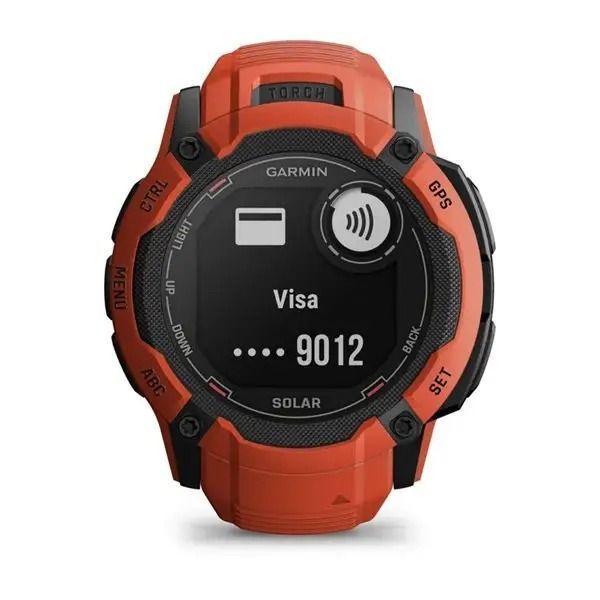 Смарт-годинник Garmin Instinct 2X Solar Flame Red (010-02805-01) 00007981 фото
