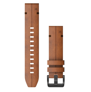 Ремешок Garmin Fenix 6 22mm QuickFit Chestnut Leather Band 010-12863-05 00007600 фото