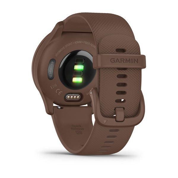 Фітнес годинник Garmin vivomove Sport Cool Mint з силіконовим ремінцем (010-02566-02) 00007650 фото