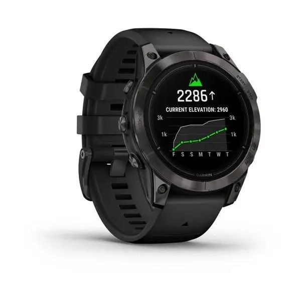 Смарт-часы Garmin Epix Pro Gen 2 Sapphire 47mm Carbon G. DLC Tit. with Black Band (010-02803-11) 00007987 фото
