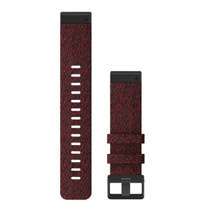 Ремешок Garmin Fenix 6 22mm QuickFit Heathered Red Nylon Band 010-12863-06 00007601 фото