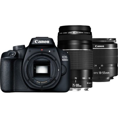 Фотоаппарат Canon EOS 4000D kit (18-55 + 75-300) (3011C010) 00005751 фото
