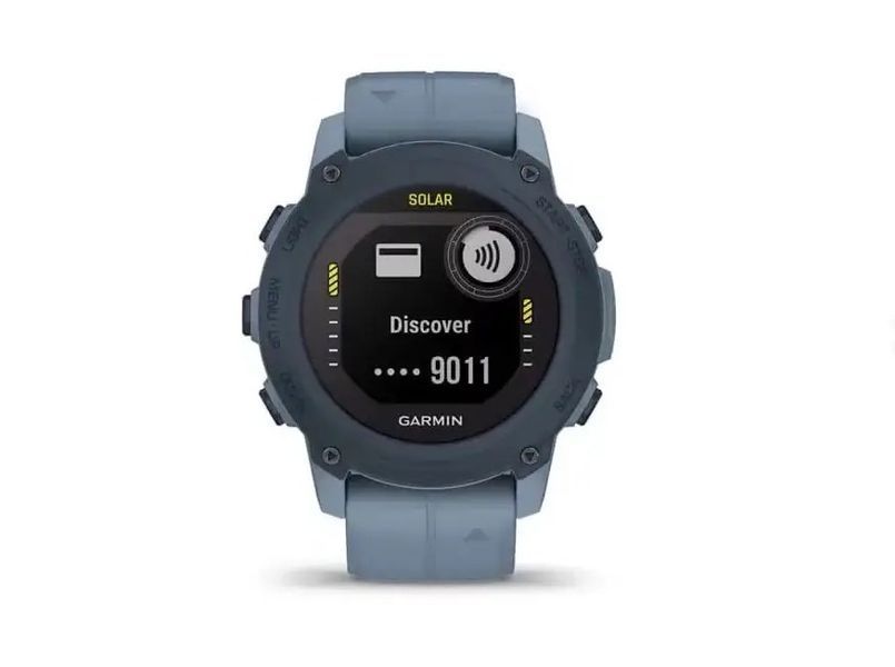Ремінець Garmin fenix 8 QuickFit 22 мм Black/Pebble Gray силіконовий (010-13392-00) 00008038 фото