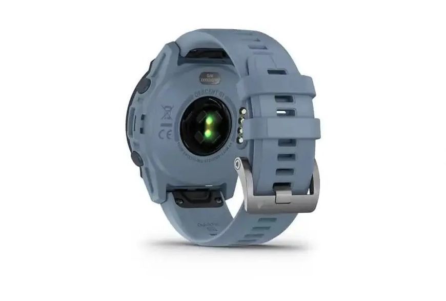 Ремінець Garmin fenix 8 QuickFit 22 мм Black/Pebble Gray силіконовий (010-13392-00) 00008038 фото