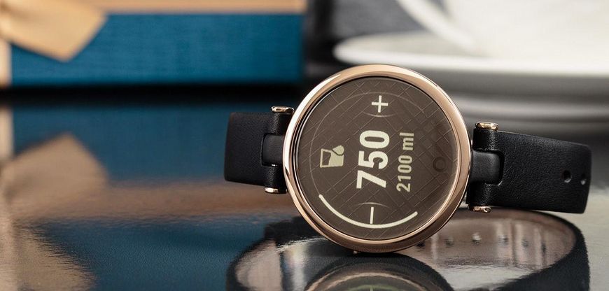 Фітнес годинник Garmin Lily Classic Cream Gold-Black (010-02384-B1) 00007702 фото