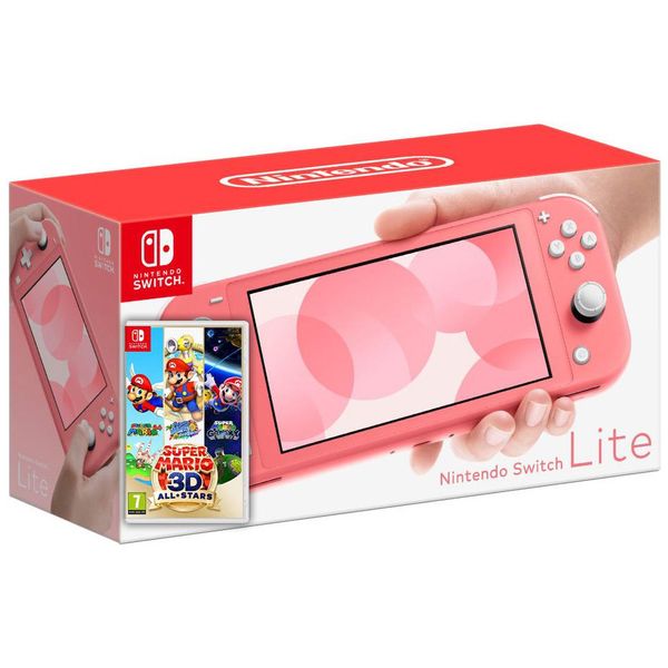 Портативная игровая приставка Nintendo Switch Lite Coral (045496453176) 00000337 фото